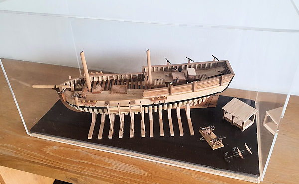 Image of Colonial Schooner Hannah in 1/48