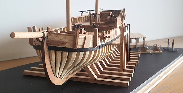 Image of Colonial Schooner Hannah in 1/48