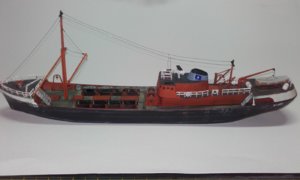 1:142 Scale Revell North Sea Fishing Trawler Boat Model Kit - Kent