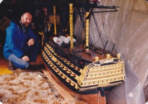 13 foot hms victory in process.jpg