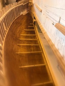 Mayflower Dartmouth ceiling stained, gun deck beams.jpg