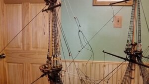 960 Begin Rigging Fore Topgallant Crow's Feet.jpg