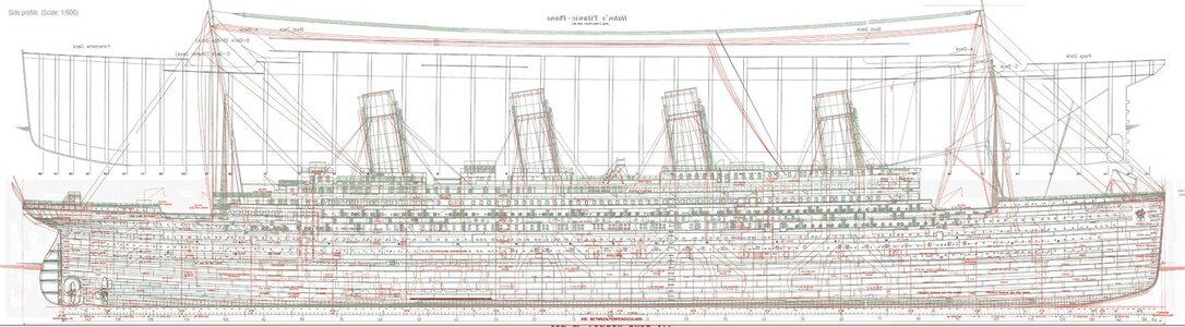 Titanic Hull Profiles(bulkheads) | Ships of Scale