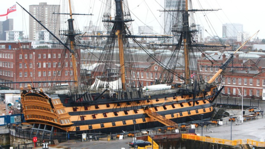 HMS Victory painting Ships of Scale