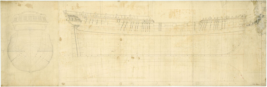 38 gun Minerva class frigates HMS Minerva 1780 HMS Arethusa