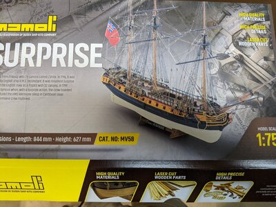 HMS Surprise - Mamoli 1:75 Build | Ships of Scale