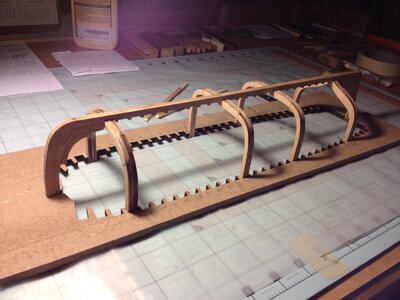 P8  Beginning frames in jig.JPG