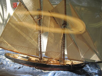 Vintage Pirate Ship in a Bottle Kit. Privateer, Complete With