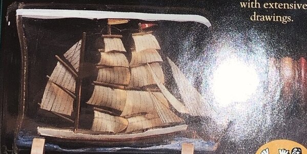 Vintage Pirate Ship in a Bottle Kit. Privateer, Complete With