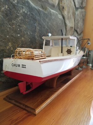 Midwest Products 953 The Maine Lobsterboat All Wood Display Model Kit –  Trainz