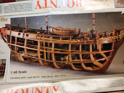 HMS Bounty 1:48 from Artesania Latina 