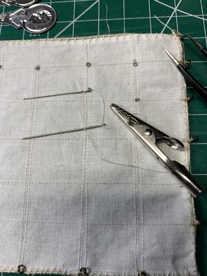 Kyrenia Sail Brail Ring first needle.jpg