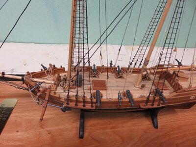 Acrylic Paints Set. Schooners Model Ships Virginia & Harvey