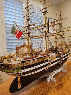 Amerigo Vespucci Boat Model Building Kit