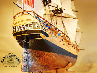 Discovery-HMS-Wooden-Scale-Model-Ship-Stern-View.jpg