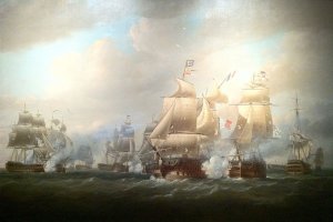 Duckworth's_action_off_San_Domingo,_6_February_1806,_Nicholas_Pocock.jpg Duckworth's_action_off_San_Domingo,_6_February_1806,_Nicholas_Pocock.jpg
