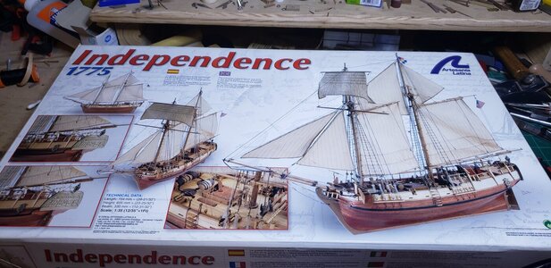 Independence Wood Ship Kit by Artesania Latina