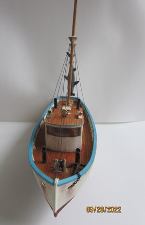 RC model fishing boat NAXOS motor yacht - FRP Hull and Plywood Boat DIY Kit  set