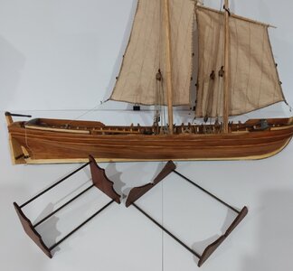 26' Yawl circa early 1800. Scratch built by Rick Noyes | Ships of Scale