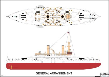 アメリカ海軍 インディアナ級戦艦の3番艦 GLENCOE MODELS U.S.S.