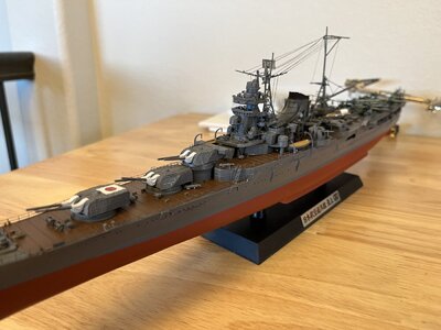  Tamiya 1/350 Japanese Heavy Cruiser Tone Review