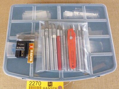 Sold at Auction: Assorted Knives, Hobby Knife Set, Exacto Knives