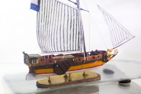 Golden Yacht Ship in a Bottle Kit - Amati