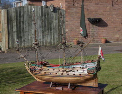 The convoy ship Wappen von Hamburg 1669 - Corel SM28, scale 1:50