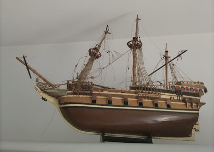 Mamoli 1/55 galeone Roter Lowe kit modellismo navale in legno
