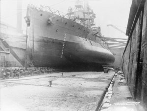 HMS_Glatton_in_drydock_IWM_SP_2083.jpg