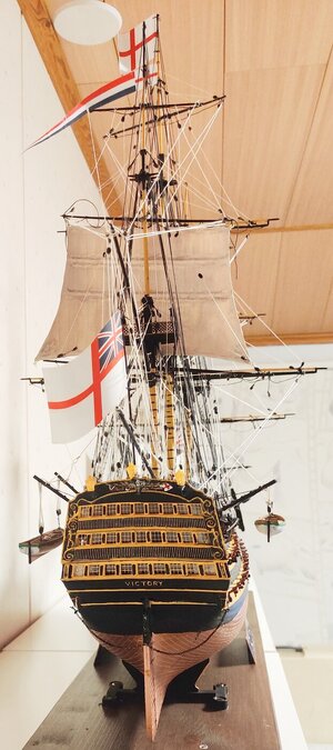 Heller HMS Victory 1:100 Model Kit Accessories - Flags & Draft Scales Set