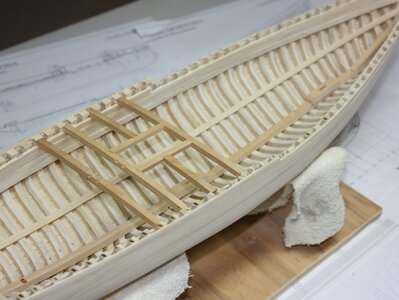 Deck framing started.JPG