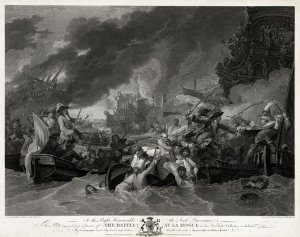 1280px-Benjamin_West_-_William_Woollett_-_The_Battle_at_La_Hogue.jpg