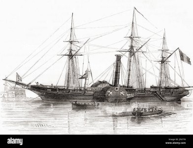 the-french-corvette-the-sphinx-built-in-1829-she-was-the-first-operational-JT6778.jpg