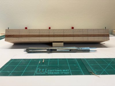 Hull Profile Drawn on Block.jpg