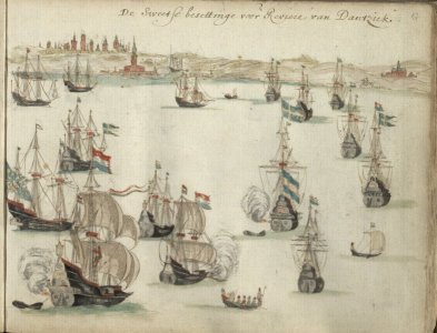 Abraham Booth - Śwedish and Dutch ships on the roadstead of Danzig 1628 - APG 1016-58 p.17.jpg