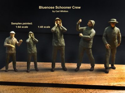 Bluenose Schooner Crew scale models painted.jpg Bluenose Schooner Crew scale models painted.jpg