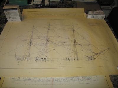 US Frigate Essex 1799 4 sheet plan set by Portia Takakjian | Ships