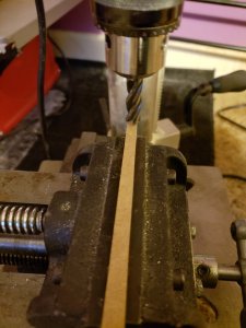 Cross slide vice + Dremel drill press = poor man's micro m…