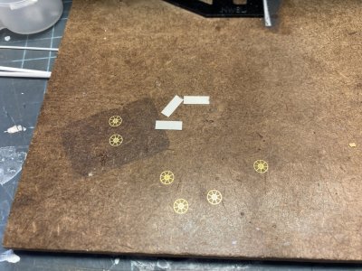 Hanger Fuel Stations (3) I am cutting out the various parts for the station.JPG Hanger Fuel Stations (3) I am cutting out the various parts for the station.JPG