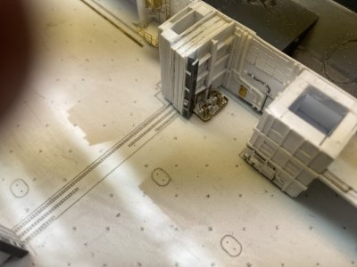 Hanger Fuel Stations (8) Here the midships station is dry fitted.JPG Hanger Fuel Stations (8) Here the midships station is dry fitted.JPG