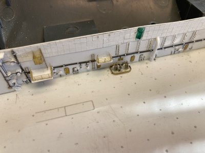 Hanger Fuel Stations (9) The aft station dry fitted note the tiny handwheels.JPG Hanger Fuel Stations (9) The aft station dry fitted note the tiny handwheels.JPG