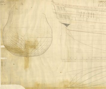 'Africa' 1761; 'Asia' 1764; 'Essex' 1760 - plan made 1759 - RMG J2656 - ZAZ1341.jpg