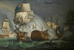 CombateDeSantaMaríaEntreLaEscuadraDelAlmiranteRodneyYElGeneralLángara1780.jpg