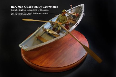 Dory Man and Cod Fish STLs  Painted By Carl. Whitten.jpg