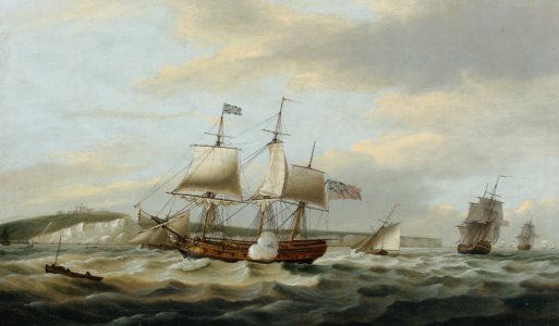 Thomas_Luny_-_A_merchant_ship_signaling_for_a_pilot_off_the_cliffs_of_Dover.jpg