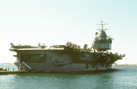 USS Enterprise (CVN 65) anchored off Fremantle, Western Australia in Aug. 1978 5.jpg