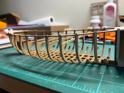 Frames in Place and Ready for Planking.jpg Frames in Place and Ready for Planking.jpg