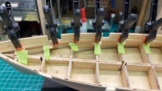 Gluing the fore spirketting.jpeg