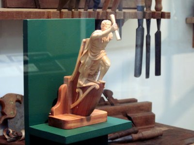 Constitution's original figurehead, carried (1797 - 1804), was Hercules, branding the U.S. Con...jpg